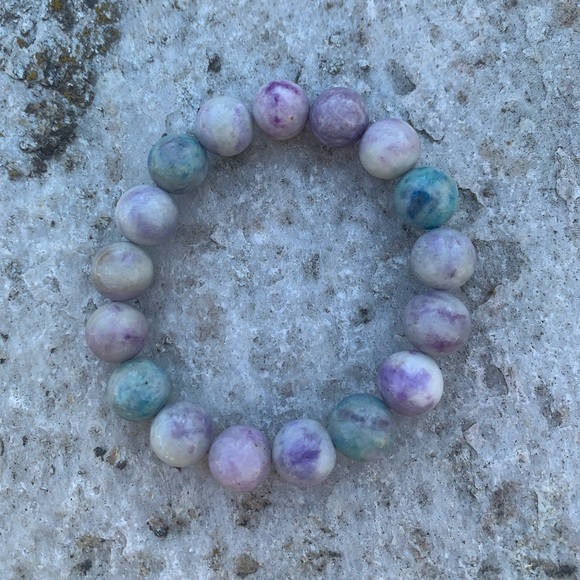 Hackmanite Stretch Bracelet, 11mm+ - Picture 3 of 5